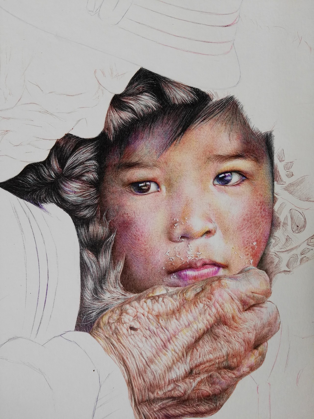 关注留守儿童系列《祖孙情》