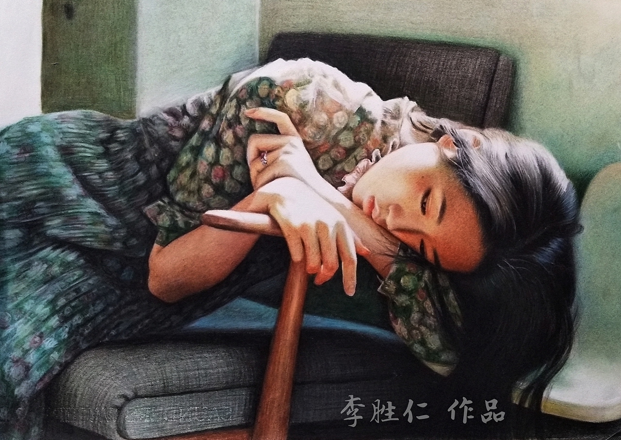 阳光下的女孩（图ZMTYwOTczNTI0） - 绘画 - 站酷设计师李胜仁原创素材 - 站酷ZCOOL