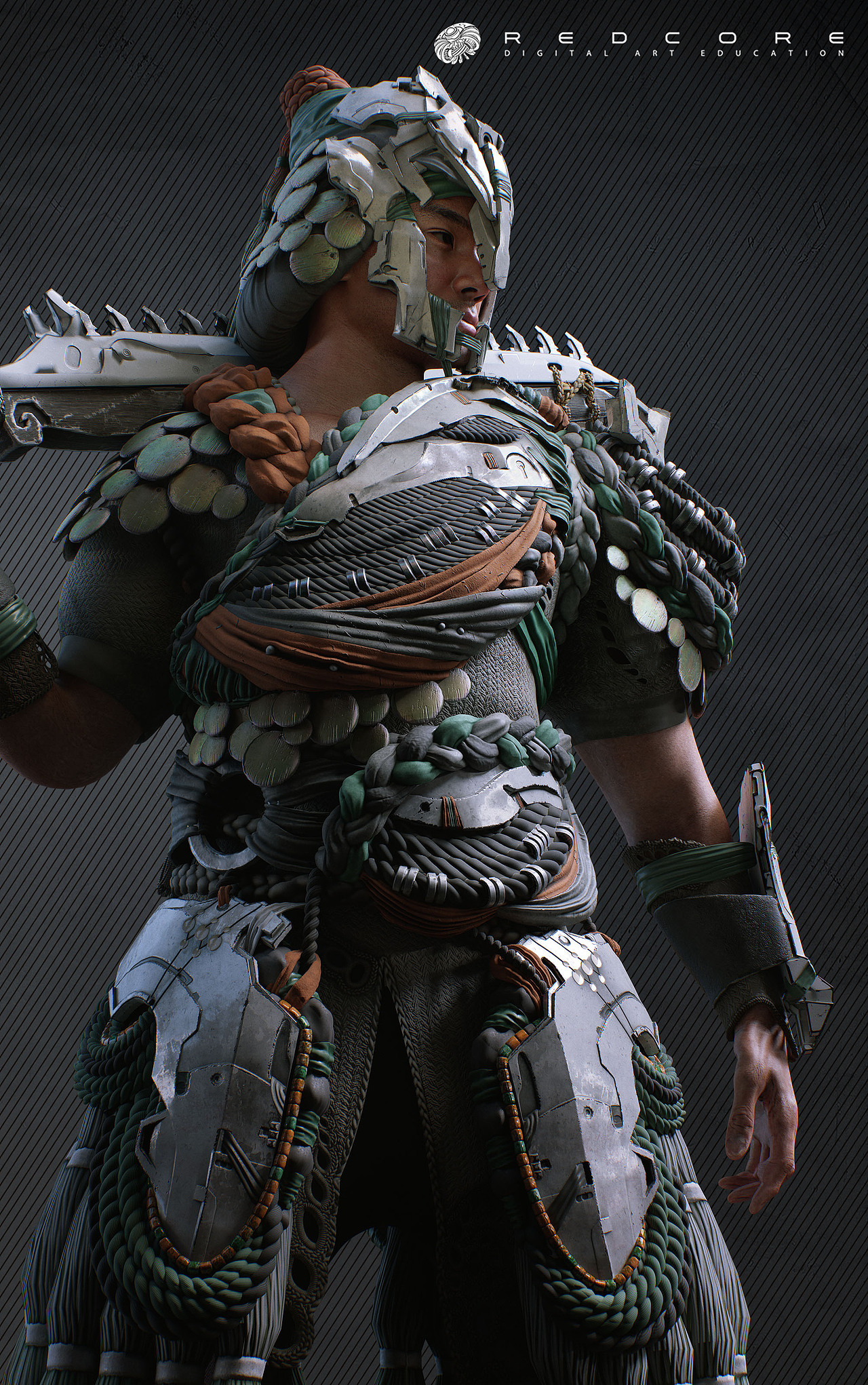 赤核学员完美复刻【地平线:零之曙光】角色模型