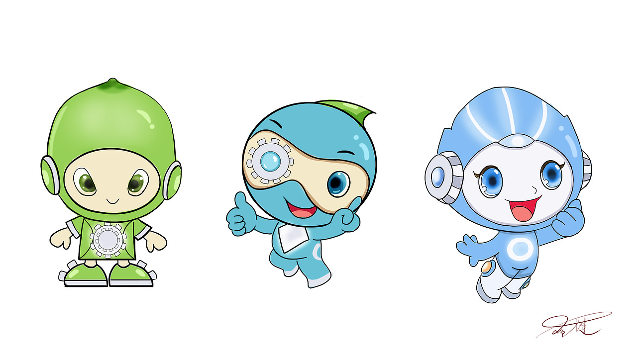 莲子和科技创作信息|举报14分享原创作品插画概念设定吉祥物q版原创