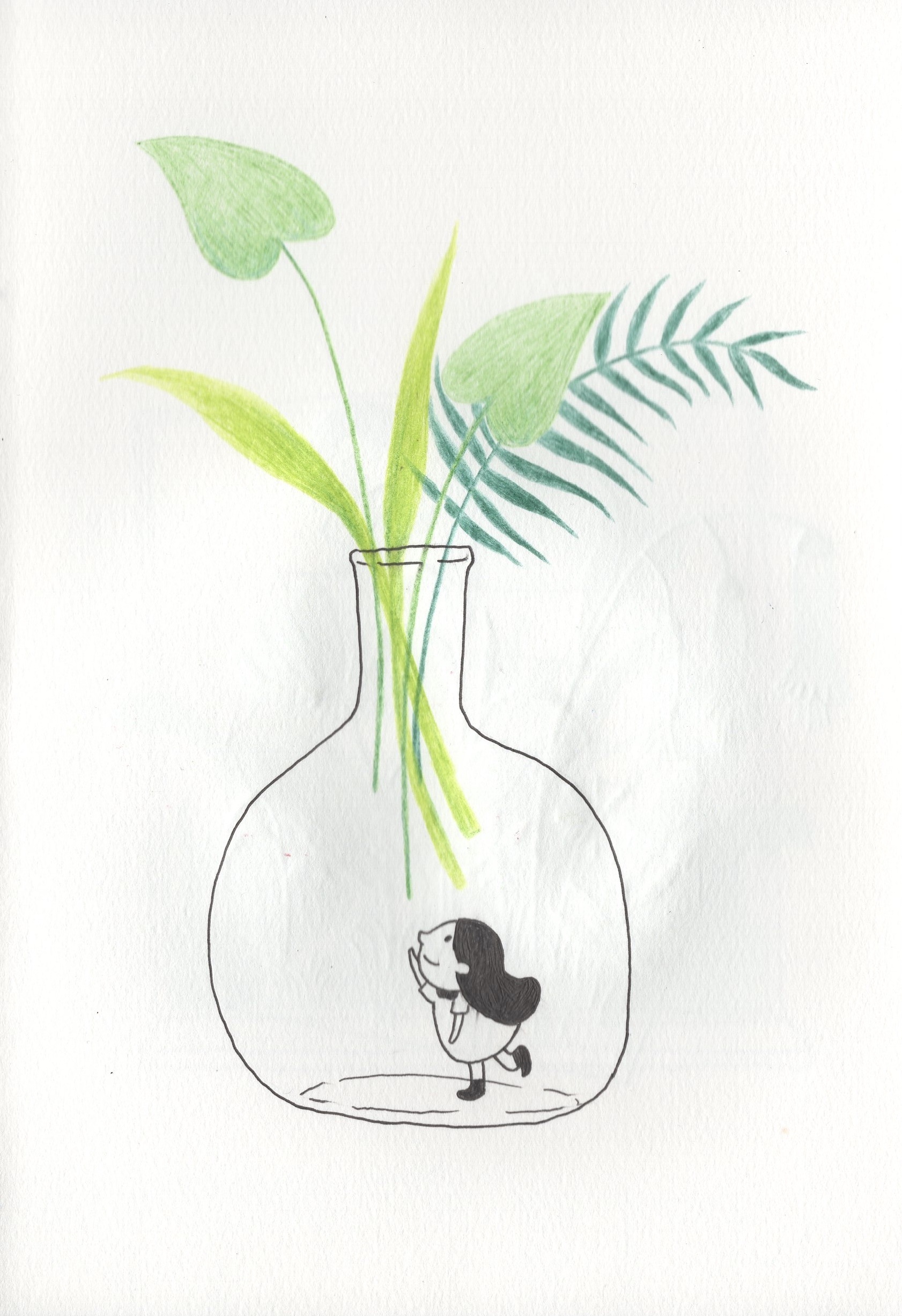 植物与春天|插画|插画习作|小梨子anner - 原创作品 - 站酷 (zcool)