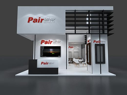 派尔门窗展位设计3D效果图