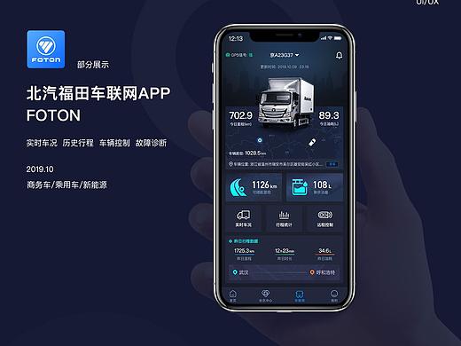 北汽福田汽车APP产品UI/UE设计