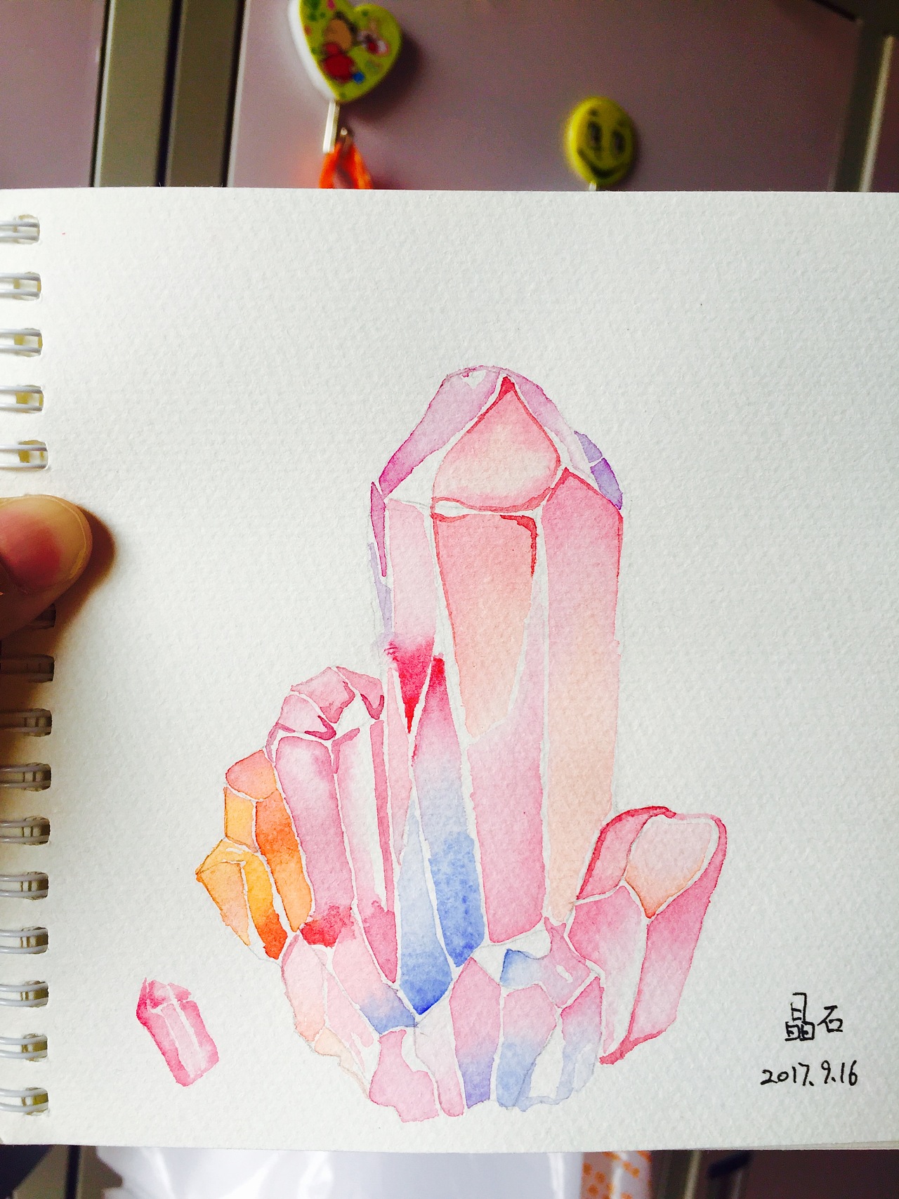 [水彩手绘] 晶石