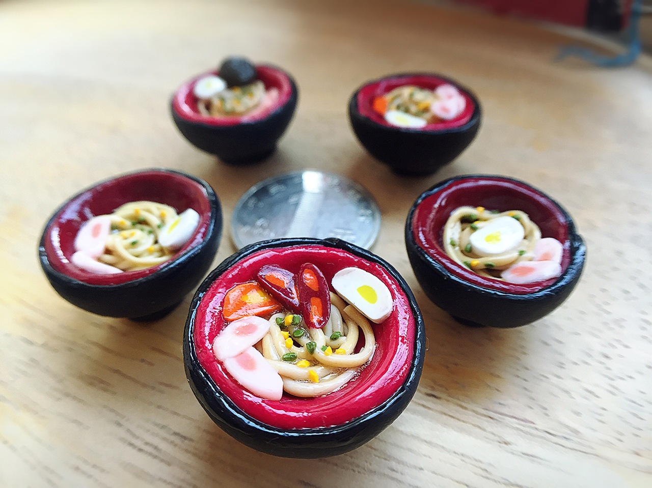 迷你日式拉面粘土手作