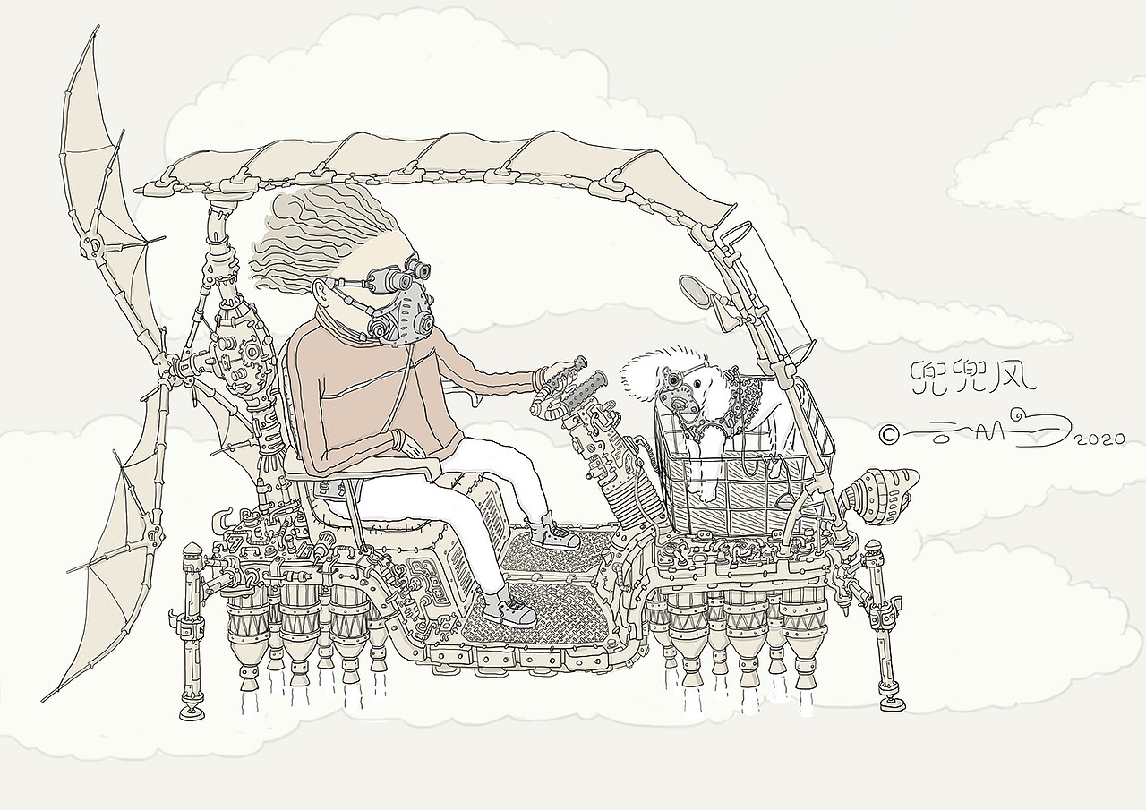 兜兜风（图ZMjA1NDU4ODgw） - 创作习作 - 站酷设计师云鹏画原创素材 - 站酷ZCOOL