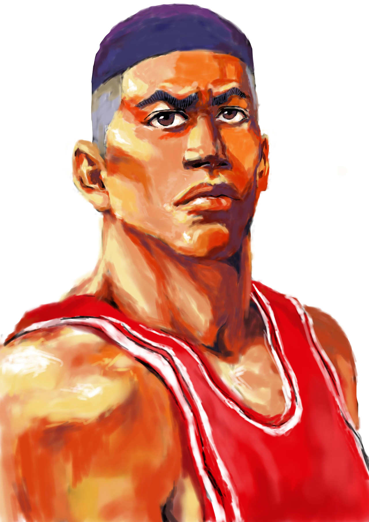 灌篮高手|动漫|肖像漫画|ROCKLEE_YO - 原创