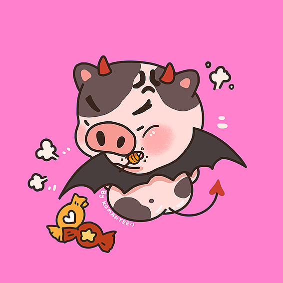 万圣节小头像-不给糖就捣蛋（图ZMTgyODAyNjQ0） - 创作习作 - 站酷设计师KOMANYEE原创素材 - 站酷ZCOOL