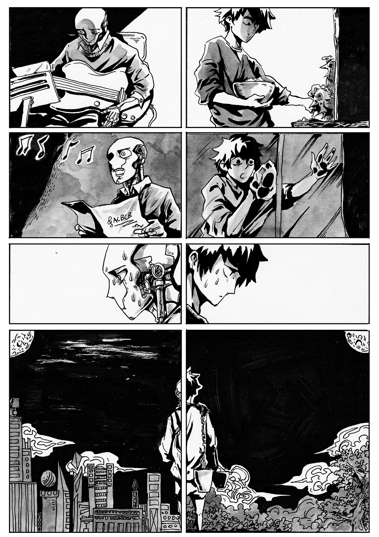 《我们都一样》——短片漫画（图ZMjA2NzkwODIw） - 短篇/格漫 - 站酷设计师肖大猫NL原创素材 - 站酷ZCOOL