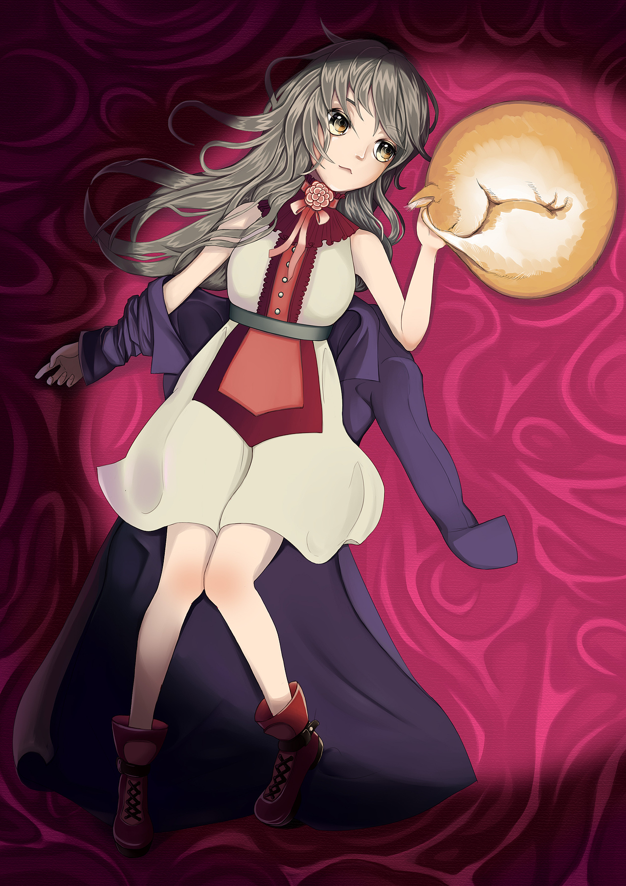 人设插图练习|插画|创作习作|紫绘鸟 - 原创作品 - 站酷 (zcool)