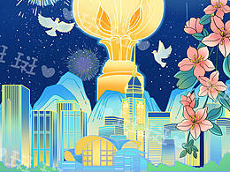 近期画的节日节气插画