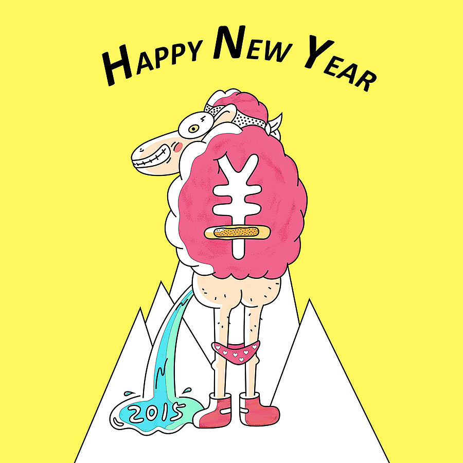 恶羊出山（图ZMjM1Nzc1MTY=） - 新锐潮流插画 - 站酷设计师加油健次郎原创素材 - 站酷ZCOOL