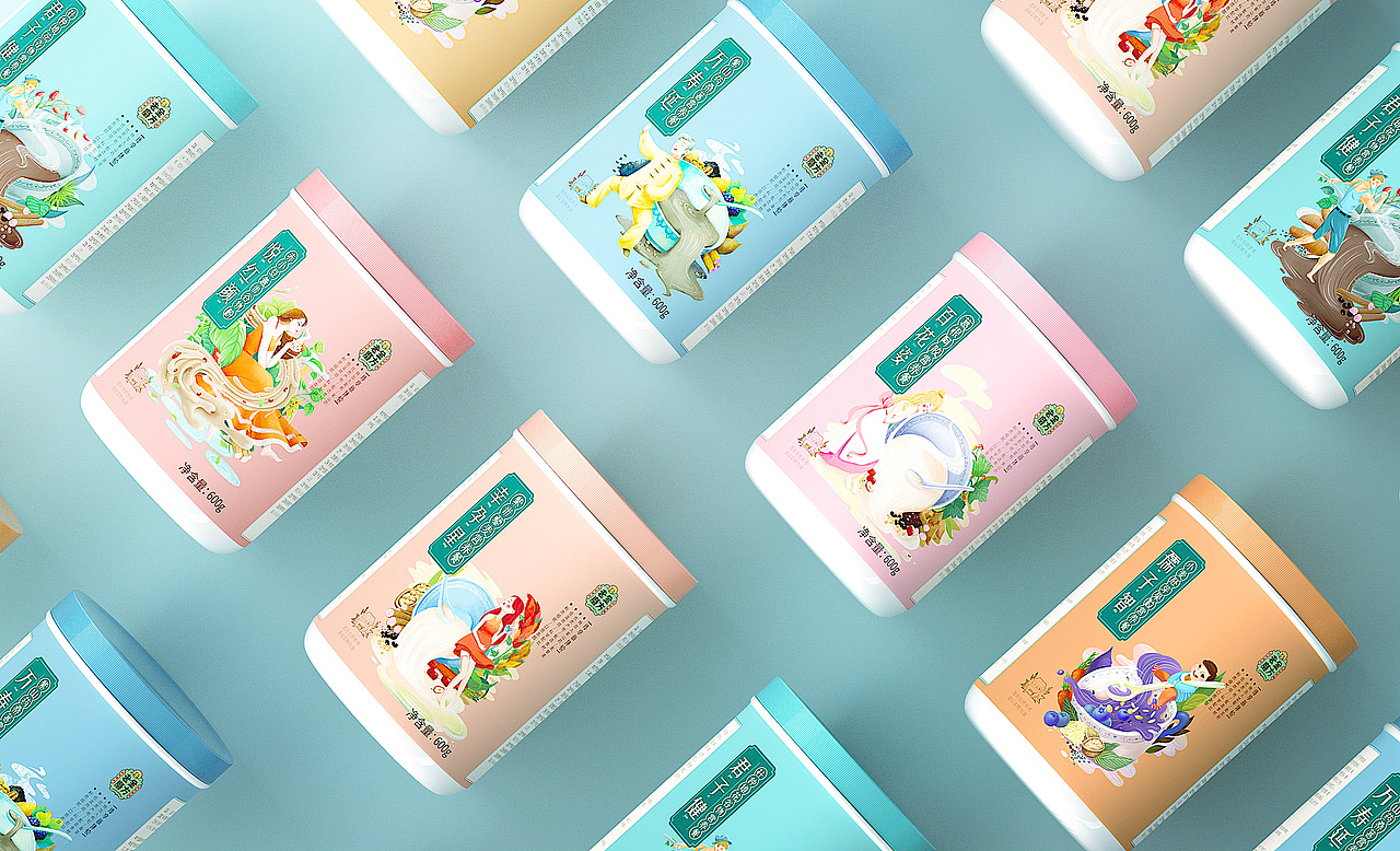 老金磨方品牌包装升级合辑（图ZMTY2NTQ4NTQ0） - 包装 - 站酷设计师今夕何惜原创素材 - 站酷ZCOOL