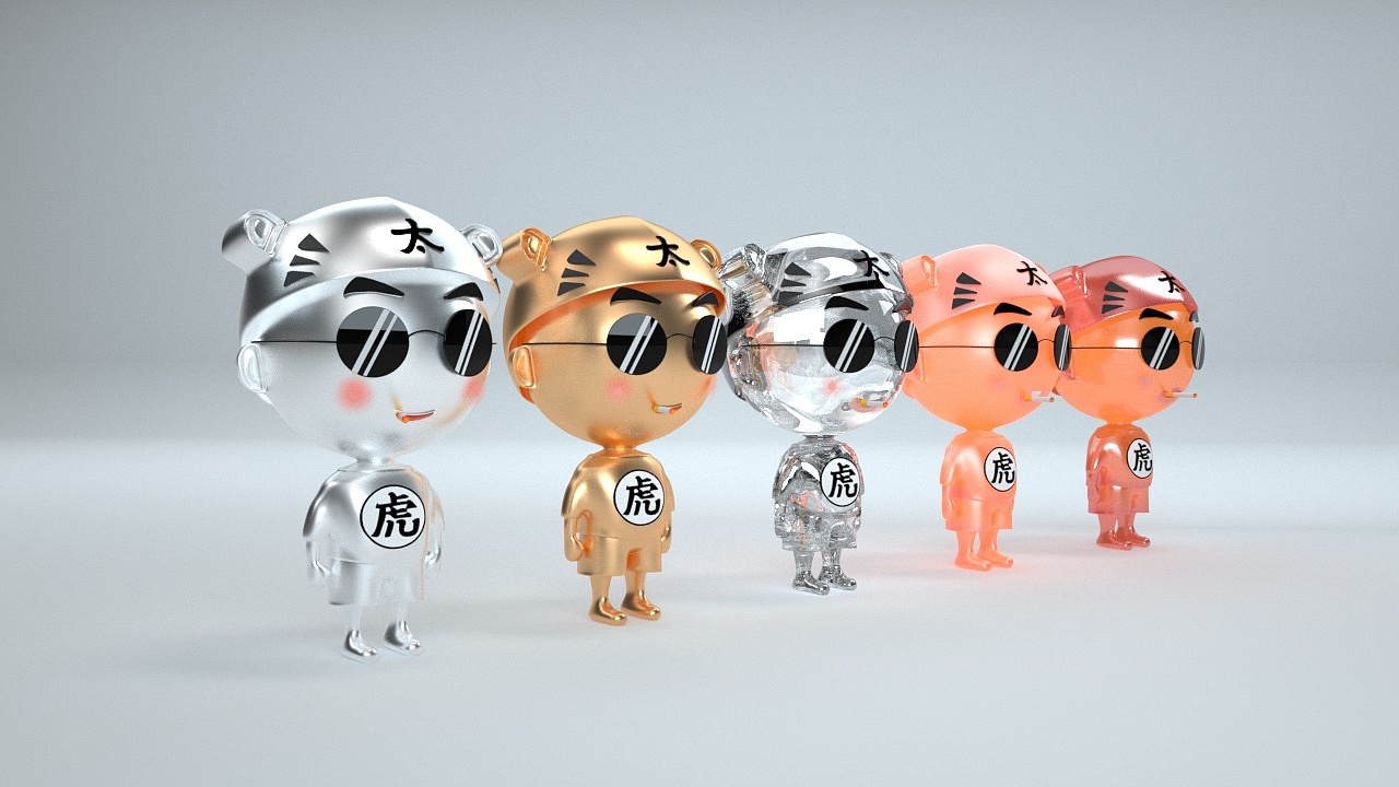 too tiger 2.0 材質(zhì)渲染 C4D OCTANE（圖ZMTUwNTc4OTI4） - 其他三維 - 站酷設(shè)計(jì)師DIN定原創(chuàng)素材 - 站酷ZCOOL