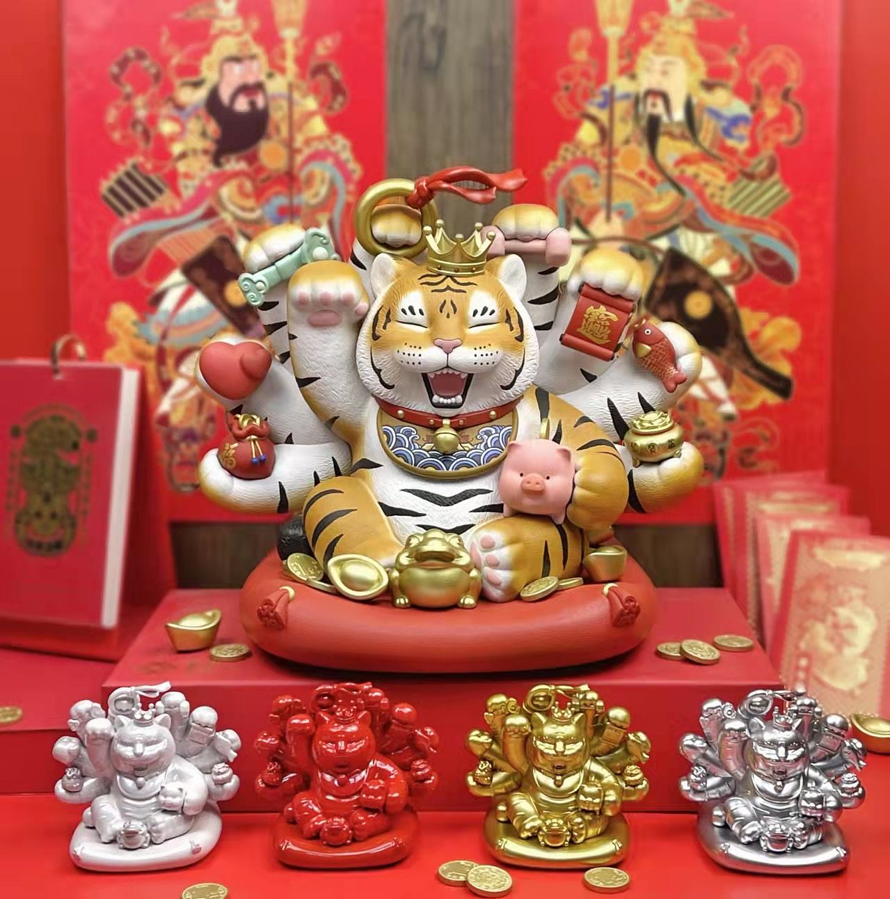 潮玩新品 | 虎年巨献 那壹造物 “招财萌虎”来袭!(图ZMjg0NjkzODg0) - 玩具 - 站酷设计师趣玩鸭原创素材 - 站酷ZCOOL