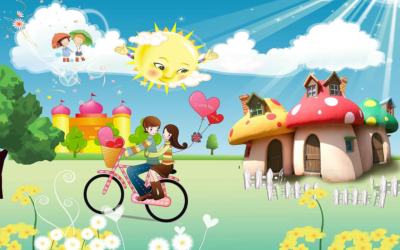 儿童 墙纸 壁纸 房间装饰 可爱 童真 童趣