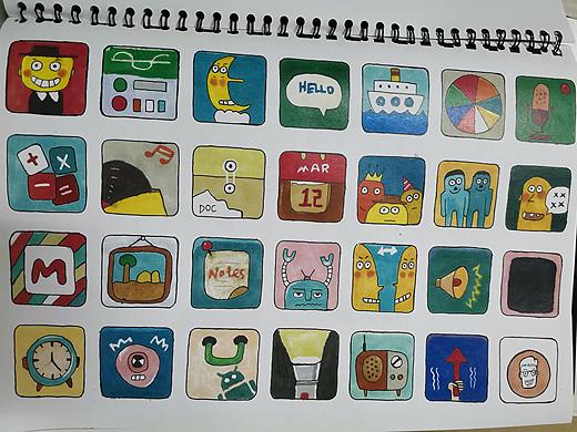 个人手绘和色彩练习（个人主页-ZNDcyNjM5NTY=） - 绘本 - 站酷设计师Kian36原创素材 - 站酷ZCOOL