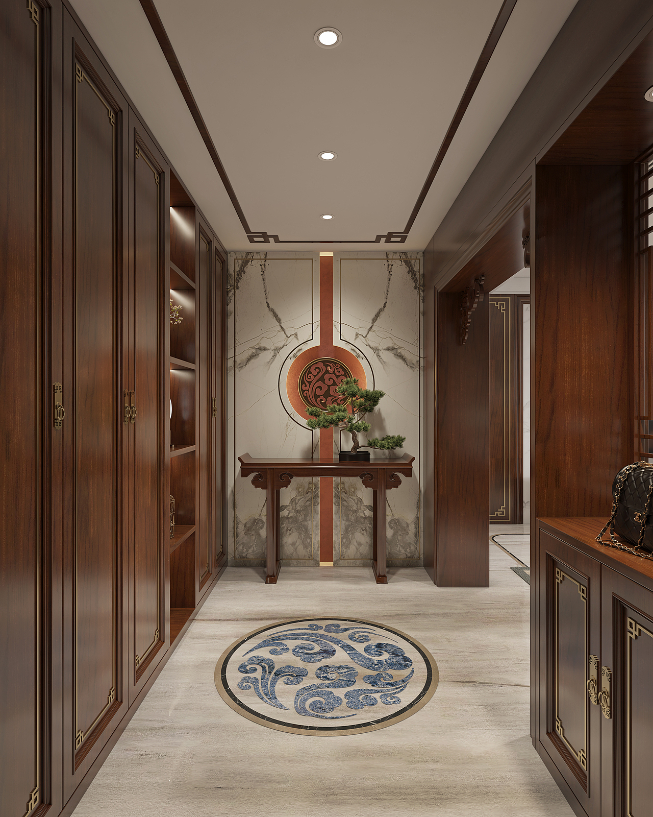 中式复式楼（图ZMjcwNjAxNTMy） - 家装设计 - 站酷设计师积木空间视觉表现原创素材 - 站酷ZCOOL