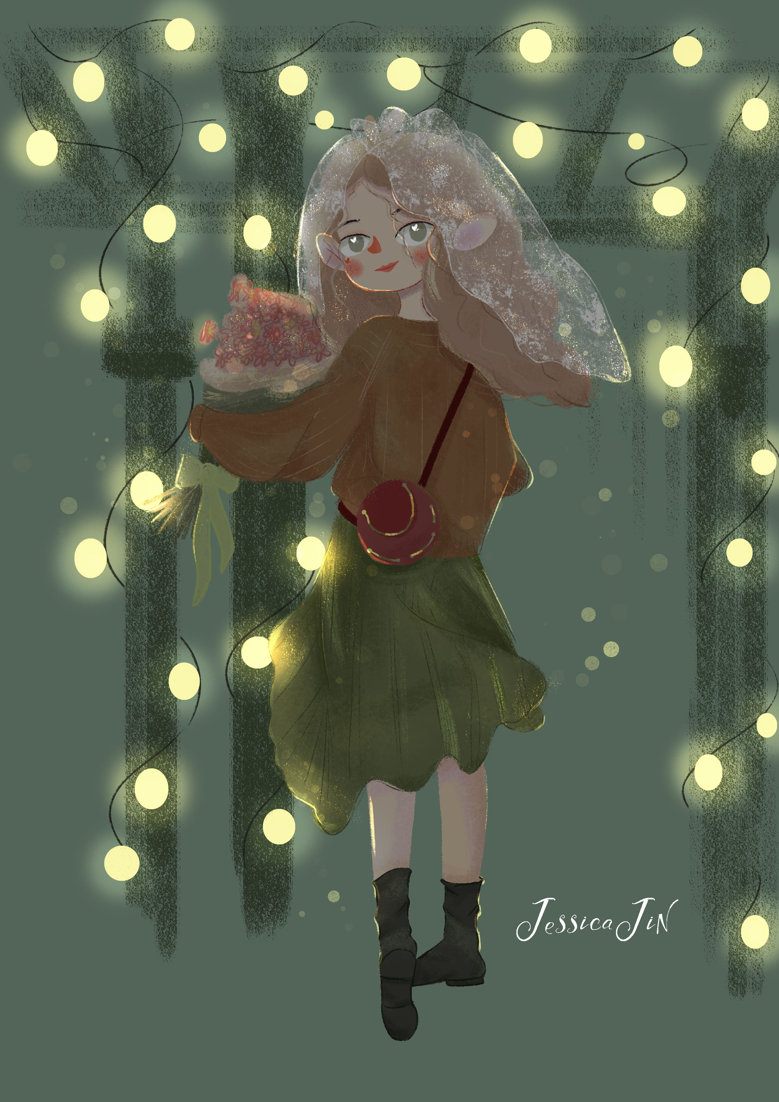 「"颜"控插画师jessica」尝试低饱和度颜色