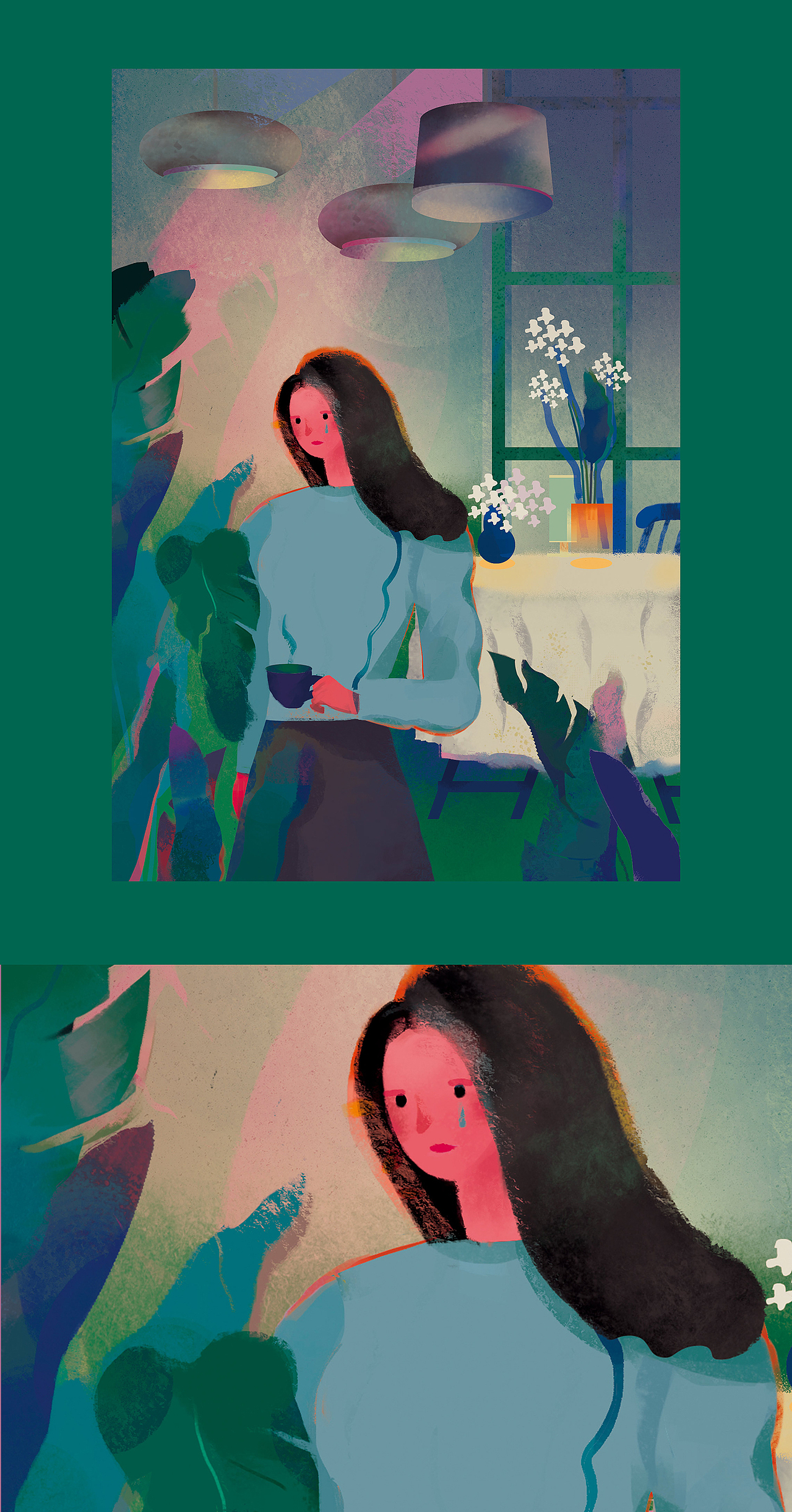 原创插画：《等世界给予，不如自己成长》配图（图ZODA5MDY3NTI=） - 商业插画 - 站酷设计师小山猫眼ann原创素材 - 站酷ZCOOL