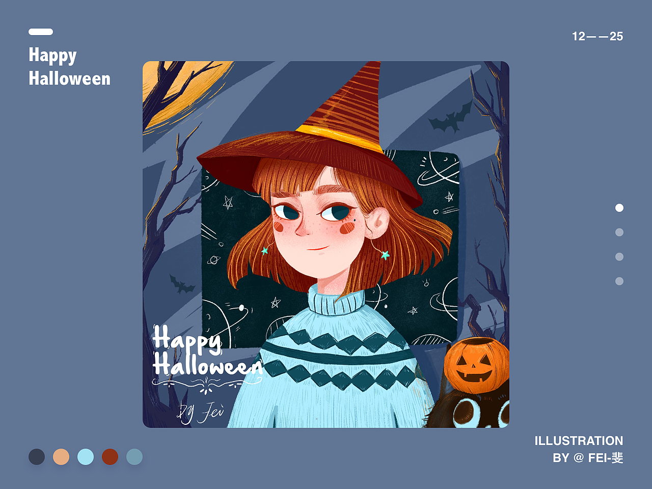 2018年12月-9月插画汇总（图ZMTM5OTcwNDA0） - 创作习作 - 站酷设计师Feya斐牙原创素材 - 站酷ZCOOL