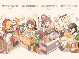 线条插画