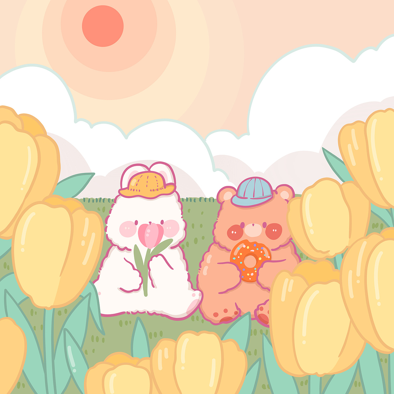 可爱动物系列（图ZMzQ2NDU1NTcy） - 商业插画 - 站酷设计师会画画的云原创素材 - 站酷ZCOOL