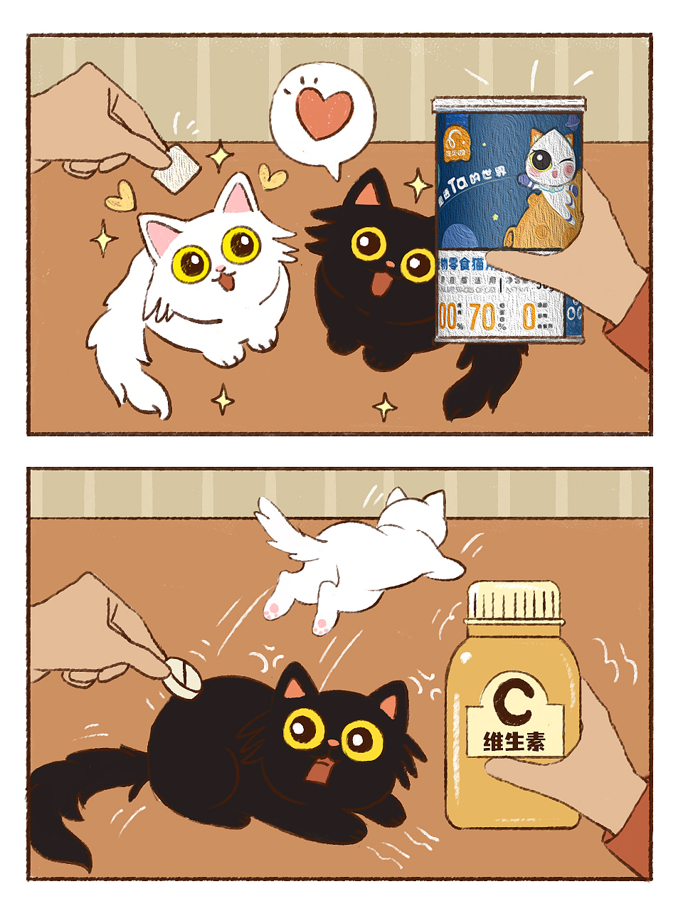 办公喵喵的日常（图ZMzYxMDc1MjU2） - 单幅漫画 - 站酷设计师luoyingegg原创素材 - 站酷ZCOOL