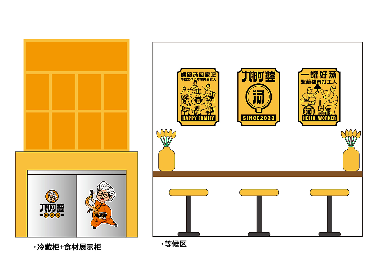 九阿婆汤类品牌设计