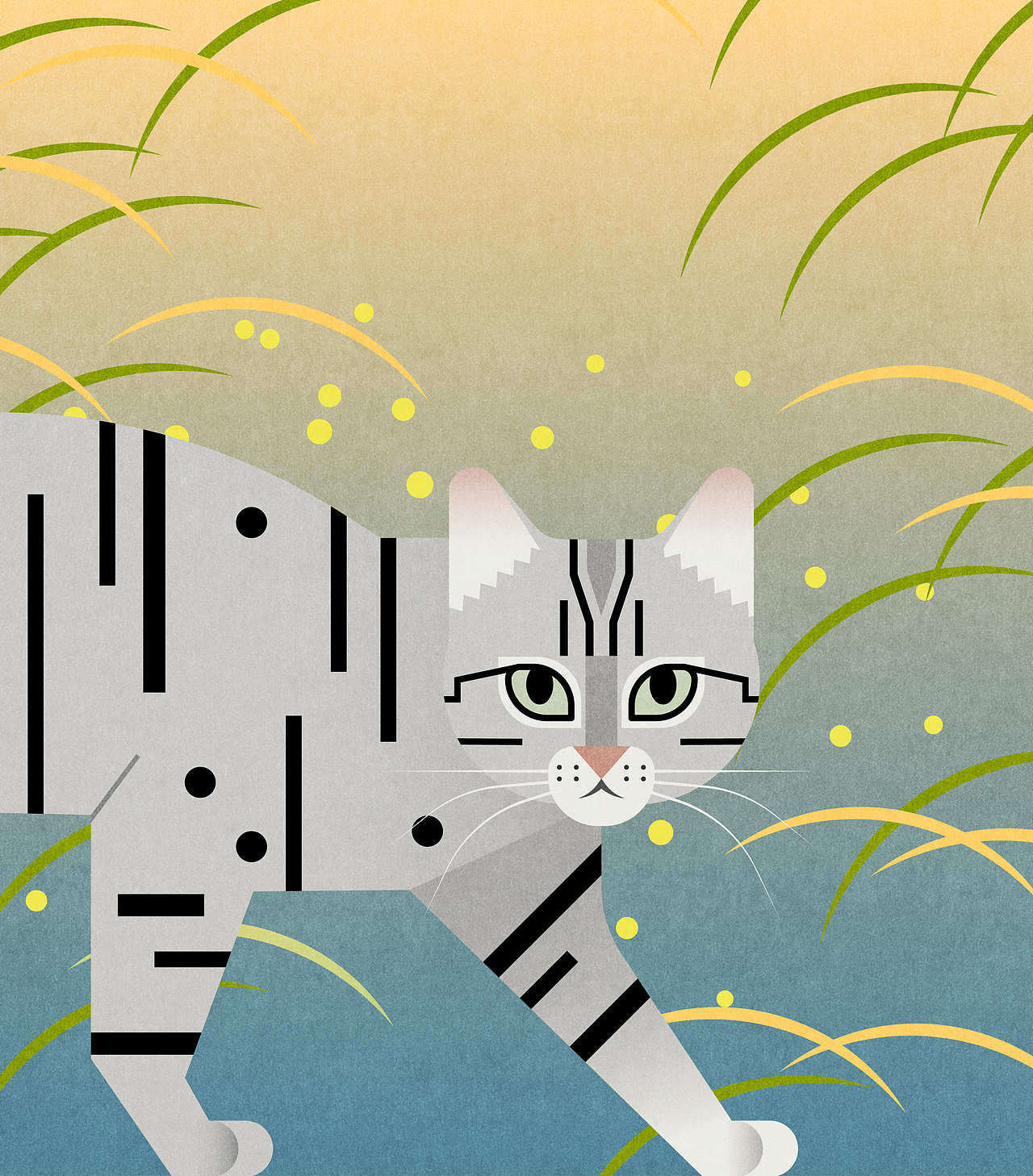 阿咪虎益智画册全年12期封面插画（图ZMzA5ODA0NDQ0） - 绘本 - 站酷设计师阿好reneehao原创素材 - 站酷ZCOOL