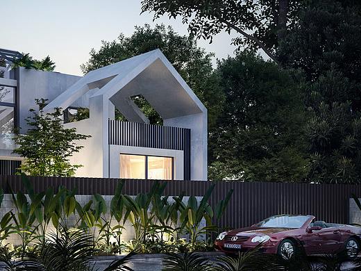 別墅夜景效果圖（個(gè)人主頁(yè)-ZNDMxODU3NzI=） - 建筑/空間 - 站酷設(shè)計(jì)師AmberZYC原創(chuàng)素材 - 站酷ZCOOL