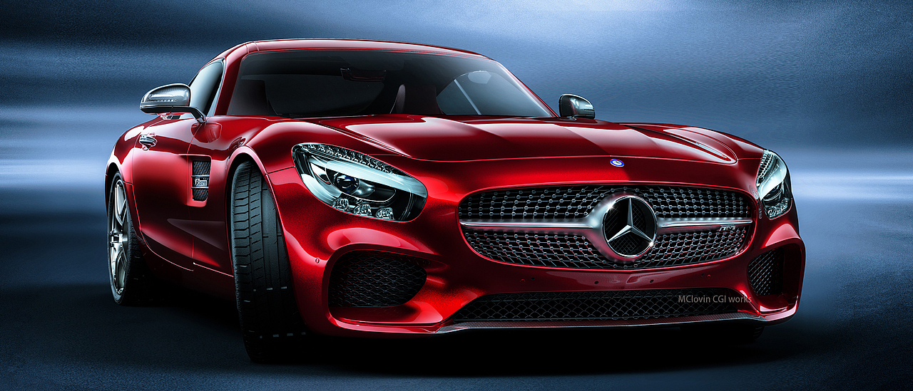 CGI 汽车摄影 AMG GT（图ZMjQ2NjY2NzY=） - 机械/交通 - 站酷设计师mclovin原创素材 - 站酷ZCOOL