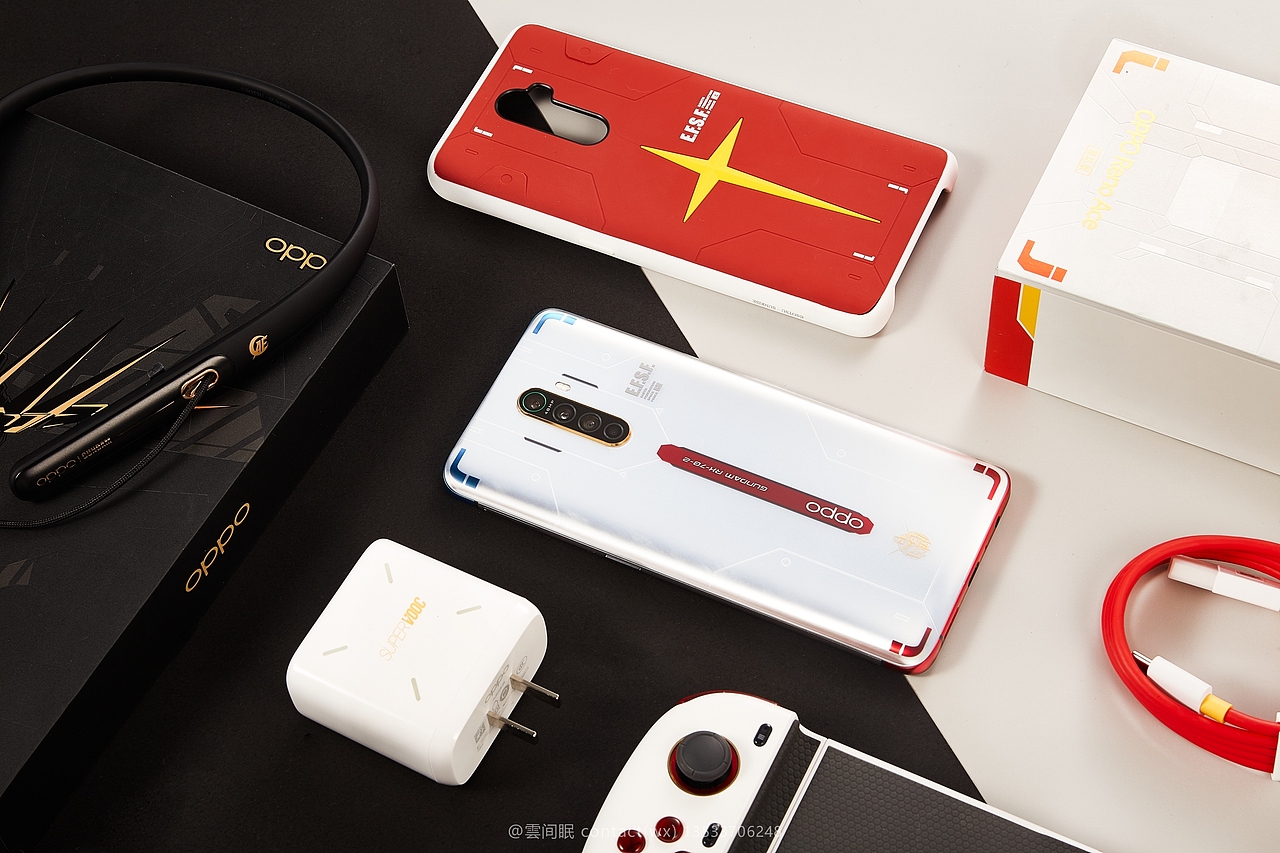 OPPO 高达版 Reno Ace手机、降噪耳机、游戏手柄 图赏（图ZMjA4NTk0NDA0） - 产品摄影 - 站酷设计师云间眠原创素材 - 站酷ZCOOL