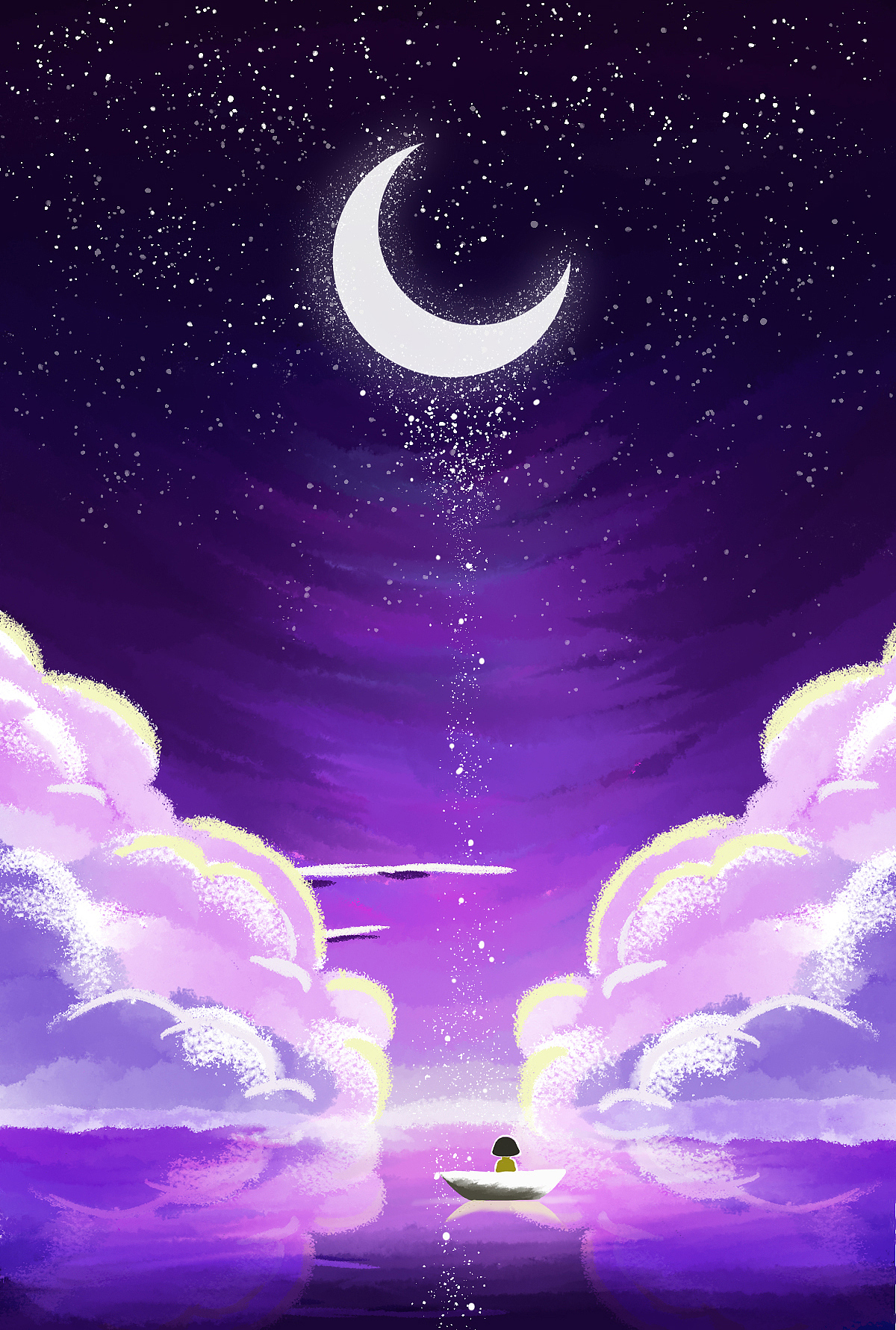 夜空景色（图ZMjc5NzMzMDE2） - 创作习作 - 站酷设计师薛大兵原创素材 - 站酷ZCOOL