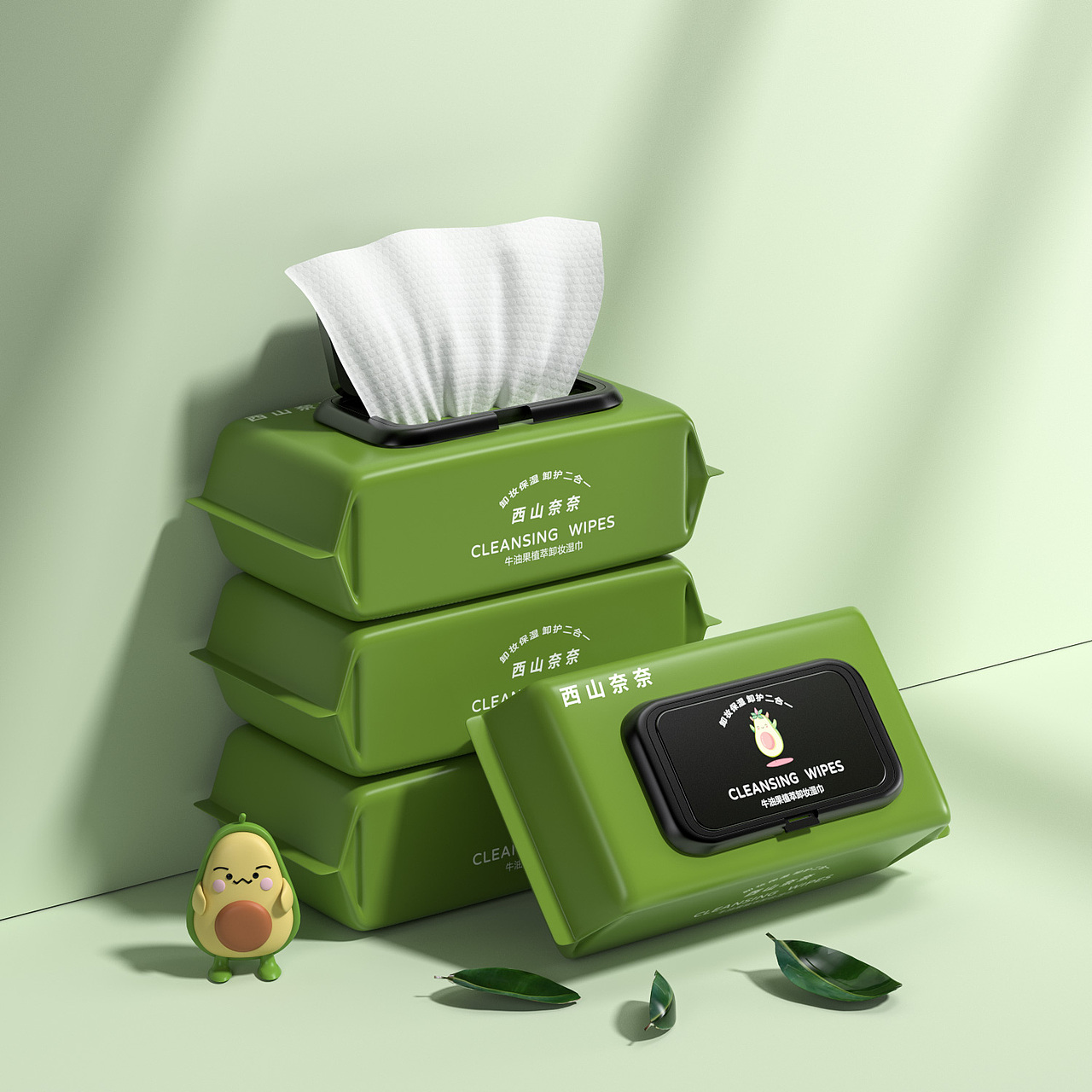 一些纸巾建模渲染