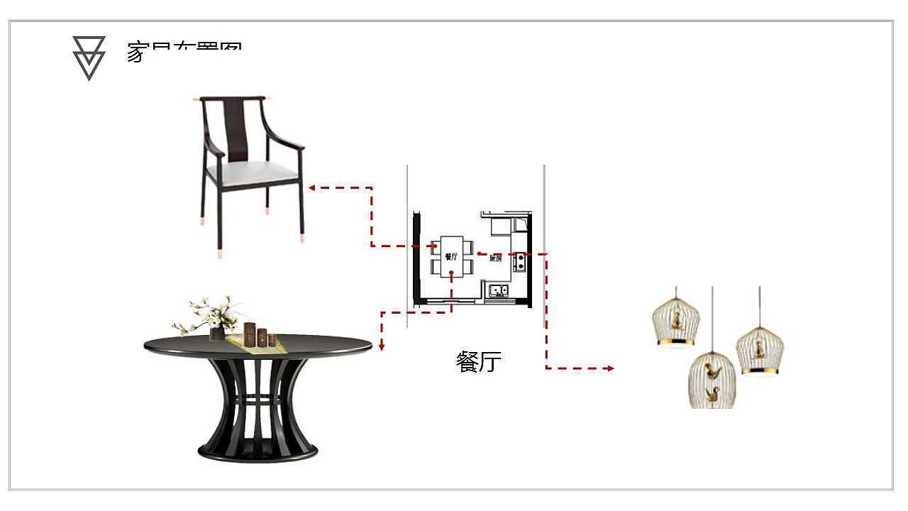 新中式软装设计方案一组