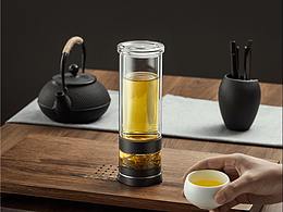 茶水分离杯拍摄