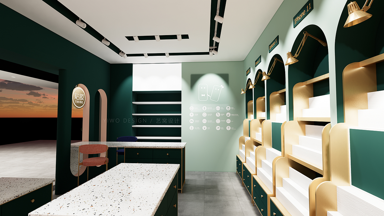 沈阳手机衣橱店面设计（图ZMjI5NjYwOTA0） - 展陈设计 - 站酷设计师艺窝设计原创素材 - 站酷ZCOOL