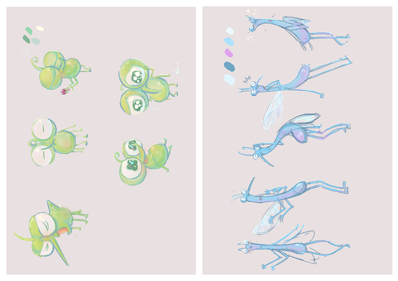 角色设计（图ZMTUzNDM1ODYw） - 创作习作 - 站酷设计师插画师先先贝原创素材 - 站酷ZCOOL