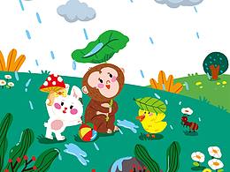 情绪小孩    动物   gif