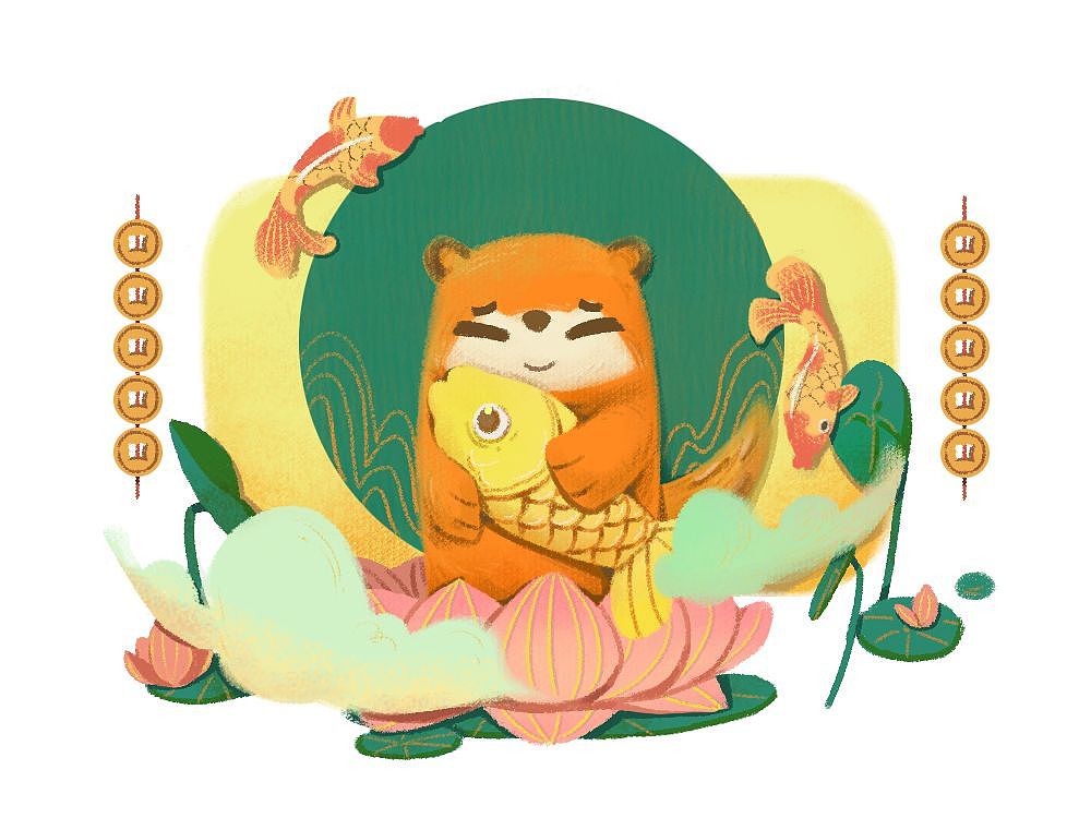 儿童插画|蓬松味道,蓬松生活