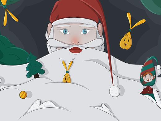 2019年12月-------圣誕快咯咯咯咯鴨?。▊€人主頁-ZNDE3Njc2MDg=） - 藝術(shù)插畫 - 站酷設(shè)計師As_阿斯原創(chuàng)素材 - 站酷ZCOOL