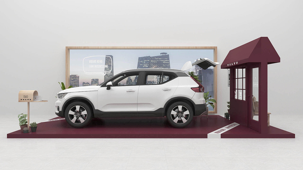 VOLVO单车展（图ZMjA4NjkzODI0） - 其他三维 - 站酷设计师林梢一抹绿如画原创素材 - 站酷ZCOOL