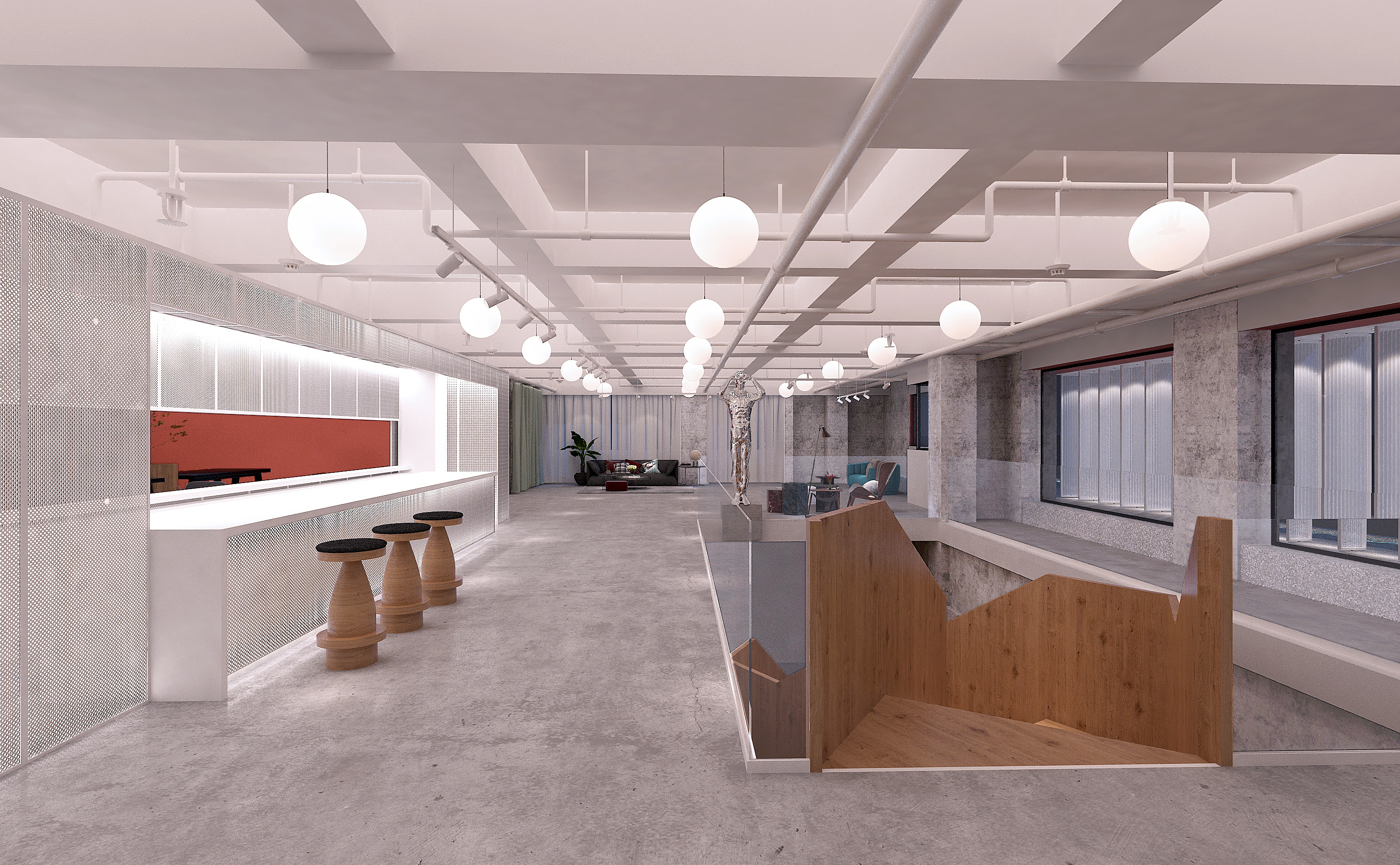 上海艺术馆设计-点线面相结合乱的规整,整的更简