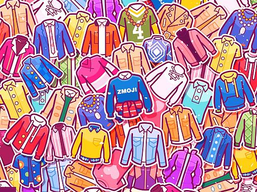 2019·《zmoji》服装icon