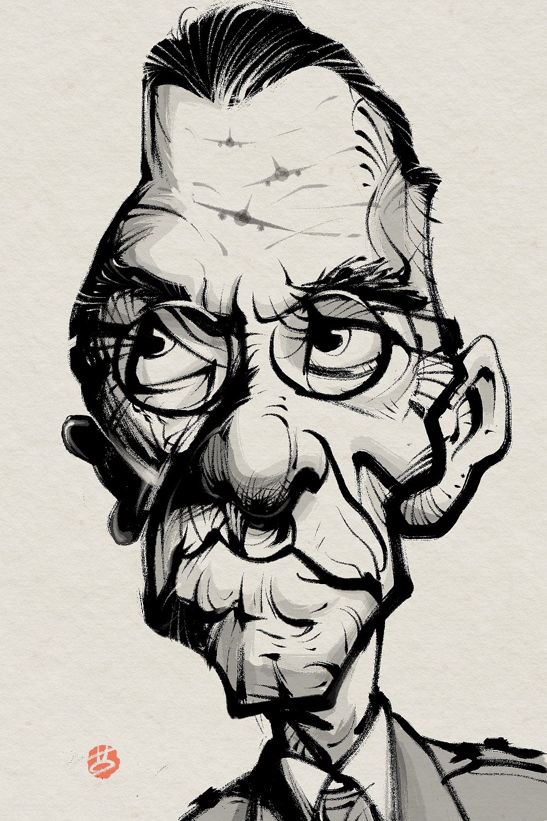 手指在手机上戳的一些漫画像（图ZMTkwOTk0Mzcy） - 单幅漫画 - 站酷设计师喜啤士原创素材 - 站酷ZCOOL