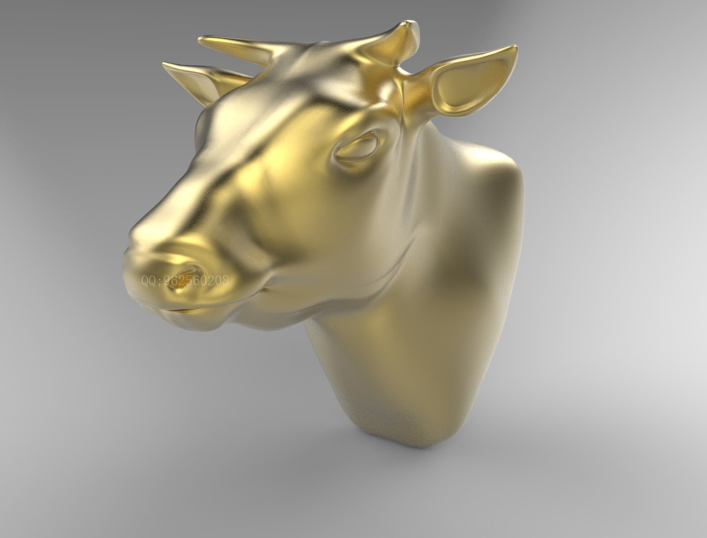 rhino动物建模-牛