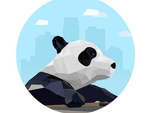 一组成都地标插画
