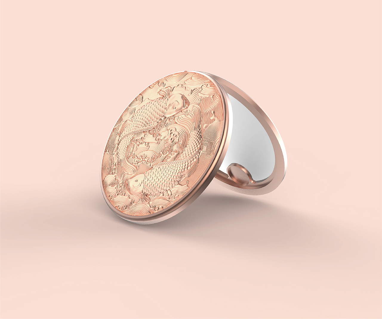 双鱼铜镜甘肃文创博物馆文创景区衍生品创意礼品