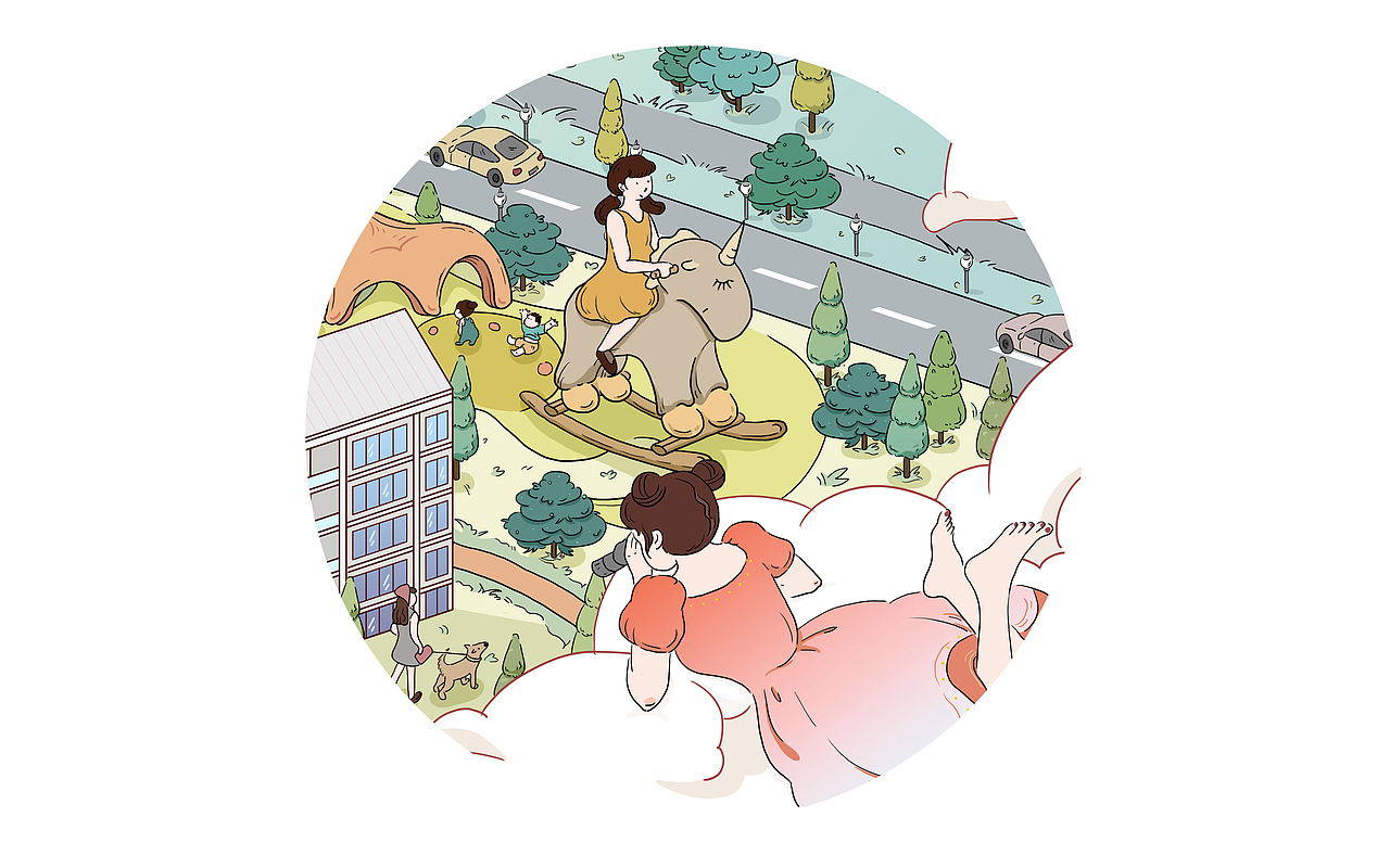 融创安徽滨湖印《中央公园的奇想世界》原创绘本(图ZMjAwNjQ0NDY4) - 商业插画 - 站酷设计师mooumo小粒猫友原创素材 - 站酷ZCOOL